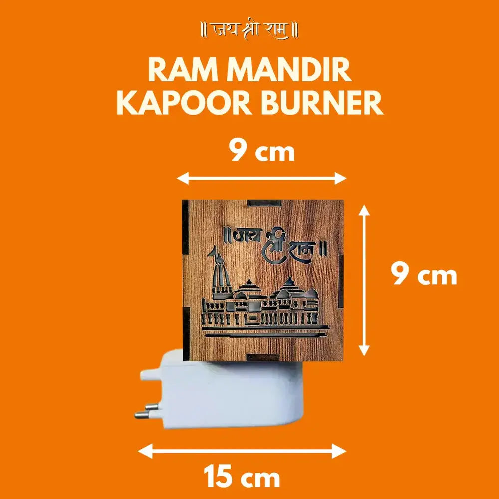 3 IN 1 Ayodhya Ram Mandir Electric Aroma Burner & Night lamp Zapiffy.store