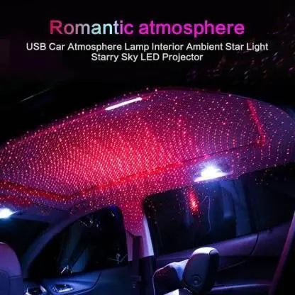 𝗕𝘂𝘆 𝟭 𝗚𝗲𝘁 𝟭 𝗙𝗿𝗲𝗲 LuxuryLight™ | USB Car Roof Star Light Mini Projector preimumart
