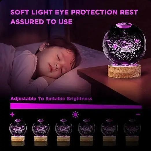 3D Crystal Lamp Ball(Assorted Design) Zapiffy.store