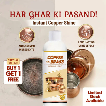 ShineBright™ - Instant Copper & Brass Cleaning Liquid ✨🥇 (Buy 1 Get 1 Free🔥🔥) Limited Period Offer Zapiffy.store