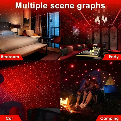 𝗕𝘂𝘆 𝟭 𝗚𝗲𝘁 𝟭 𝗙𝗿𝗲𝗲 LuxuryLight™ | USB Car Roof Star Light Mini Projector preimumart