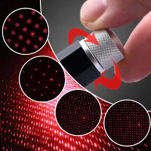 𝗕𝘂𝘆 𝟭 𝗚𝗲𝘁 𝟭 𝗙𝗿𝗲𝗲 LuxuryLight™ | USB Car Roof Star Light Mini Projector preimumart
