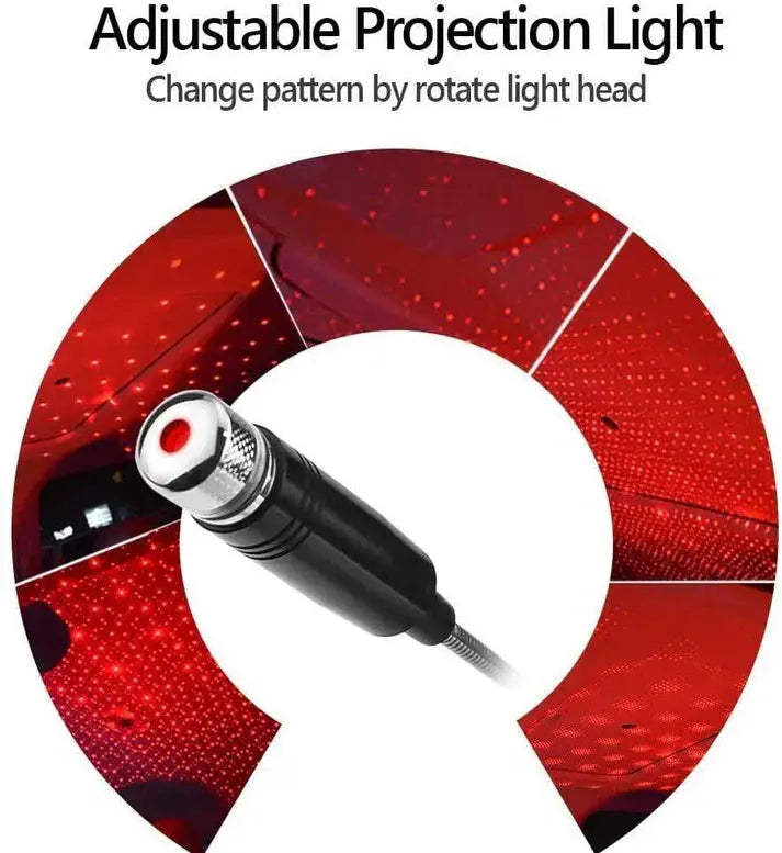𝗕𝘂𝘆 𝟭 𝗚𝗲𝘁 𝟭 𝗙𝗿𝗲𝗲 LuxuryLight™ | USB Car Roof Star Light Mini Projector preimumart